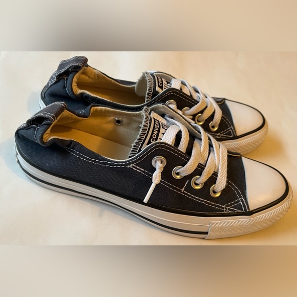Navy Blue Converse All Star Low Rise Size 6.5 - Picture 3 of 8